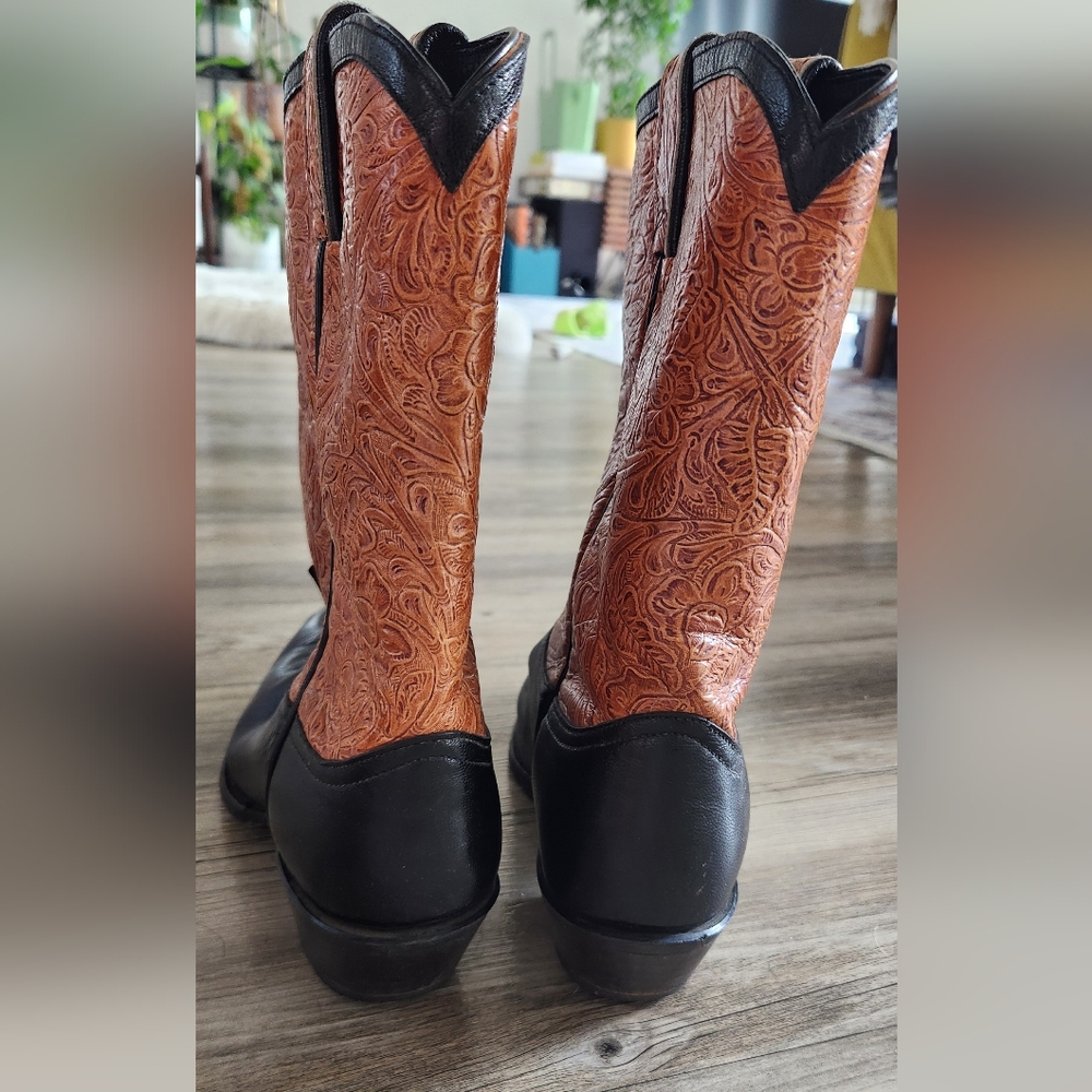 Tony Lama Cowboy Boots Size 8.5 - Picture 5 of 8